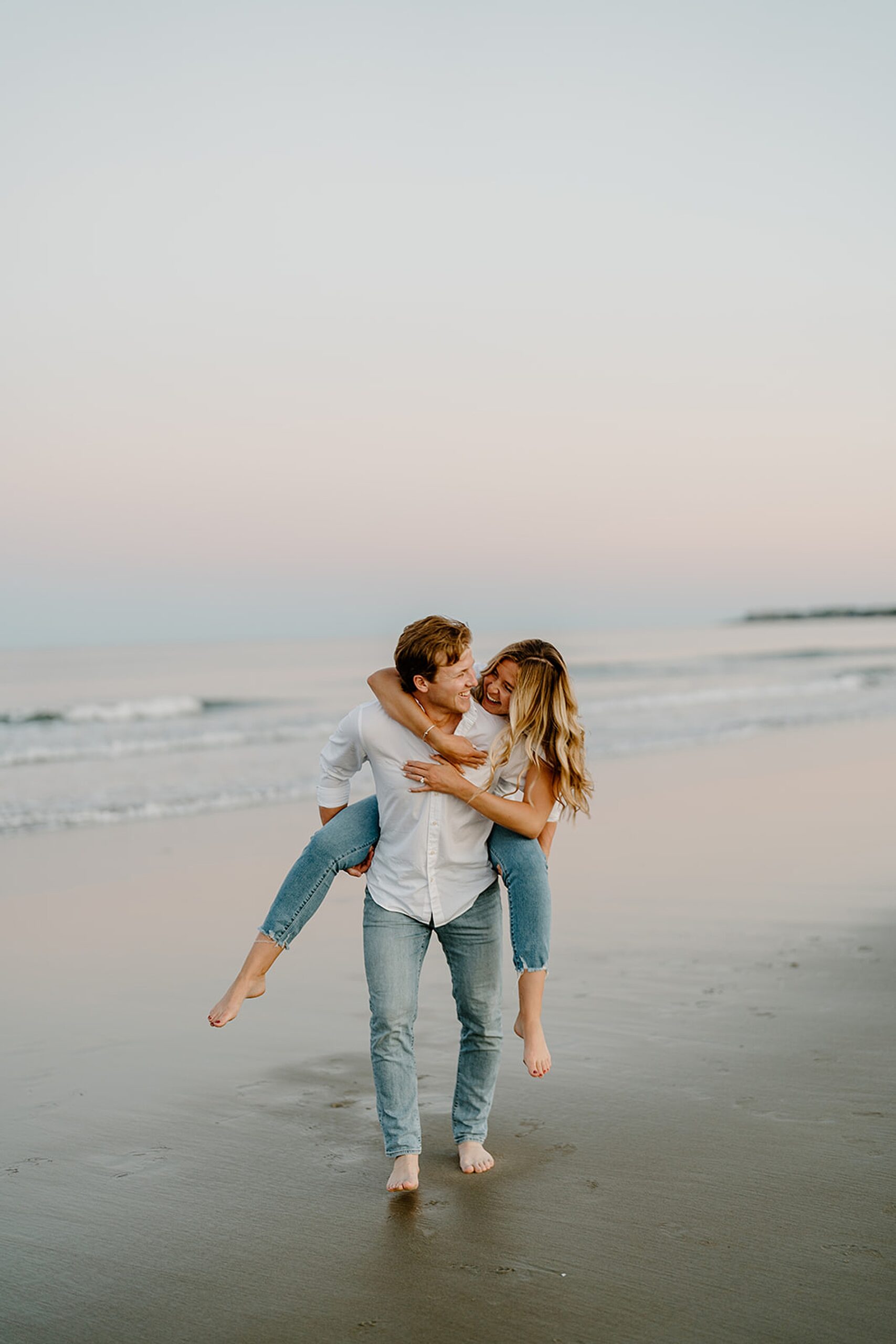 beach engagement session 