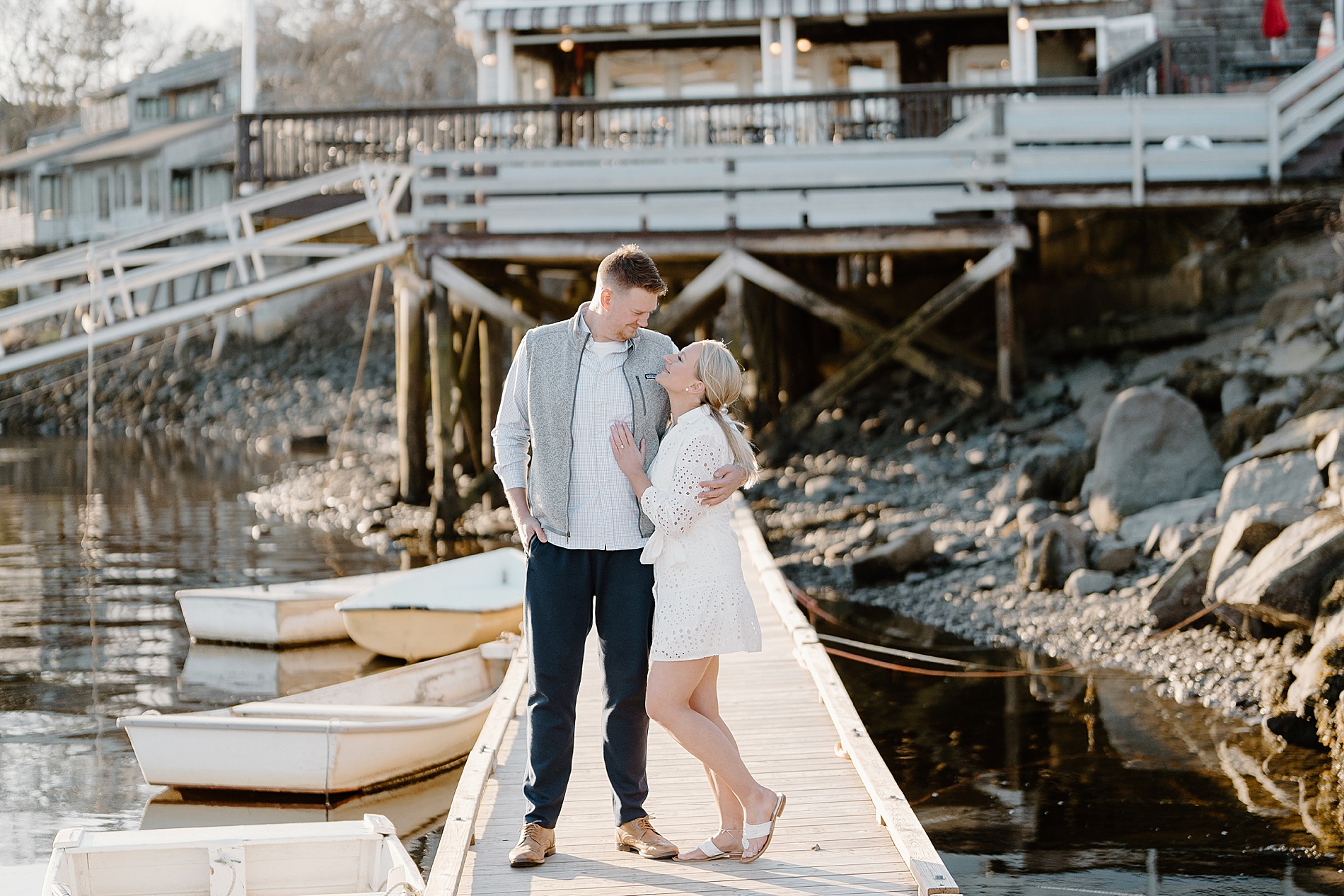 Romantic Maine Engagement