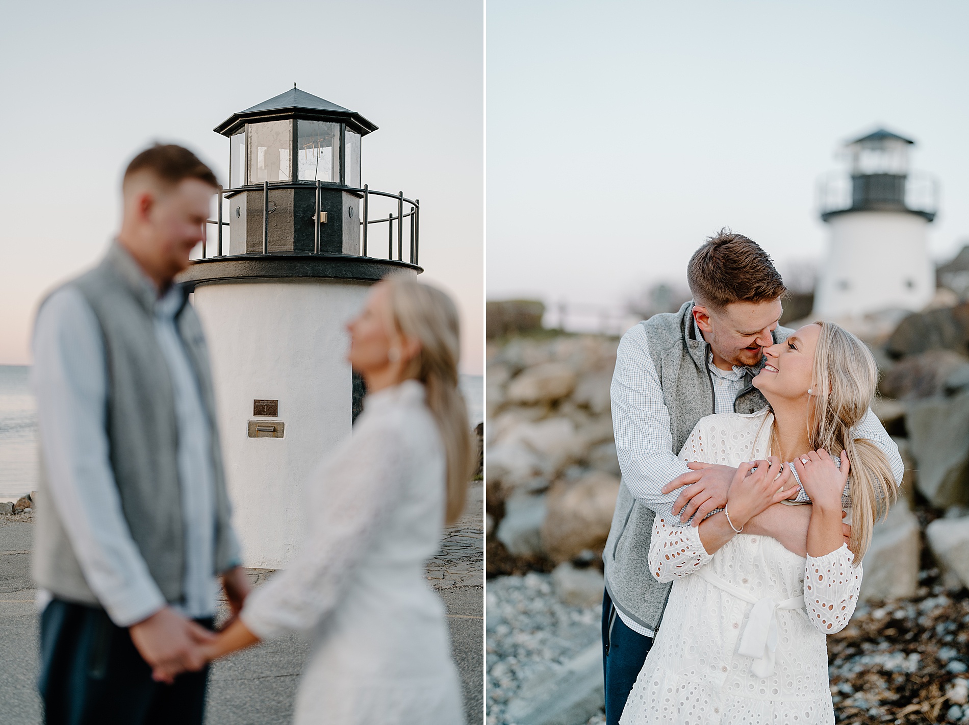 Romantic Ogunquit, Maine engagement 