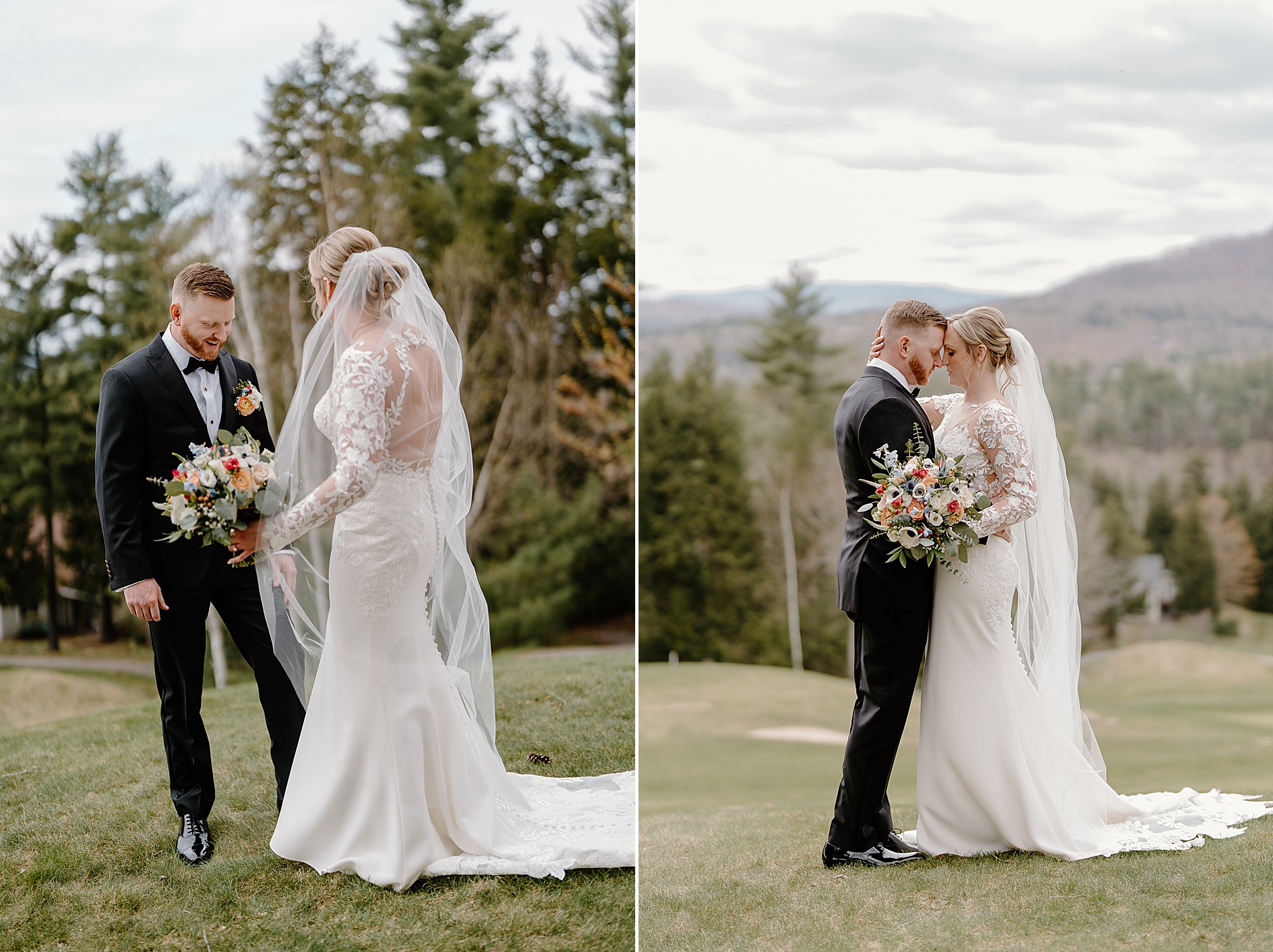 wedding portraits at Owl's Nest Resort Wedding 