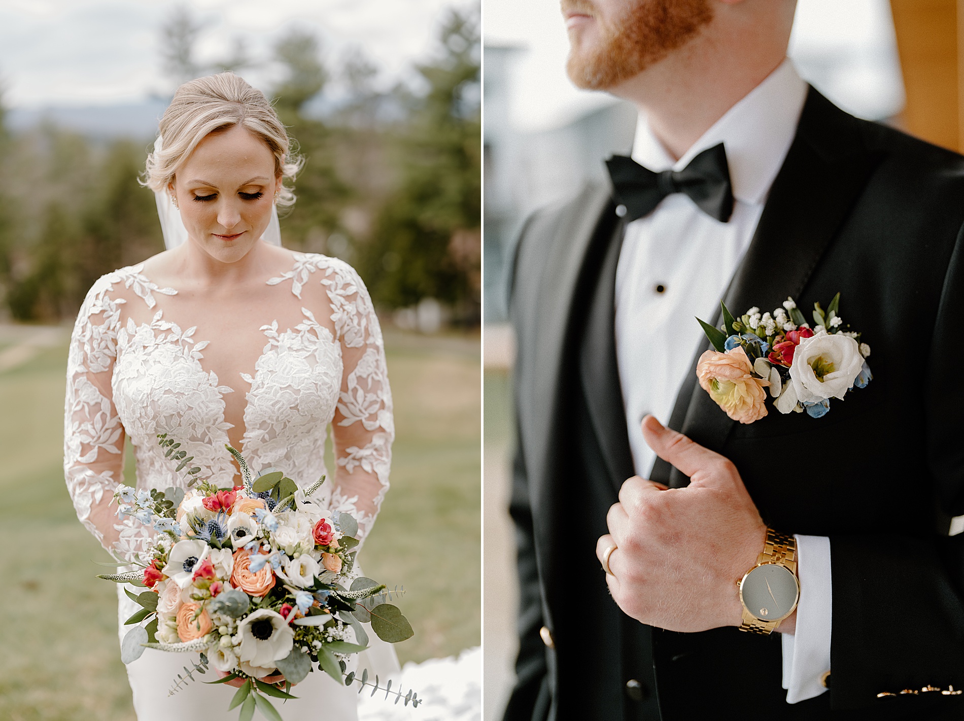 bride and groom portraits