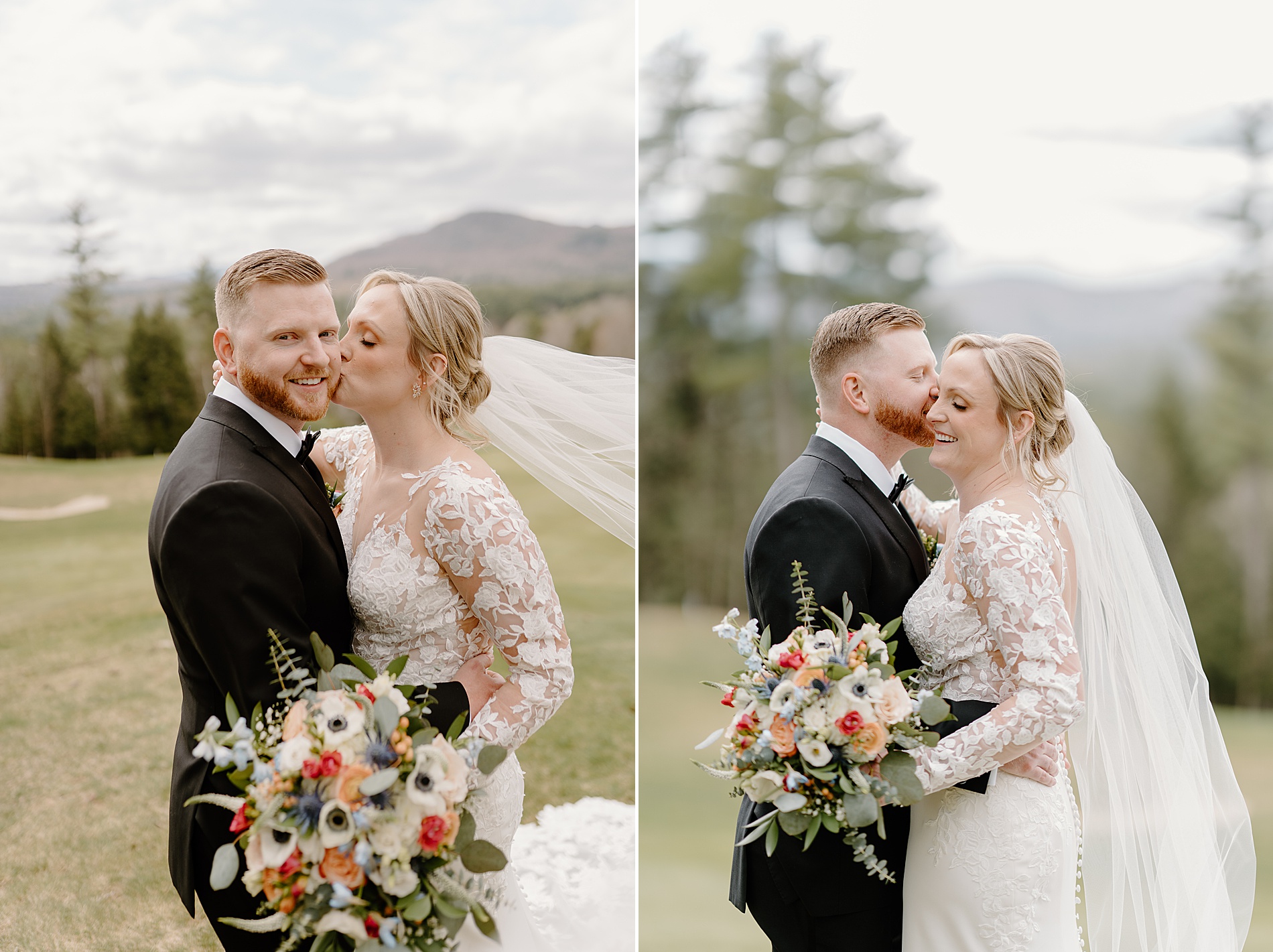 bride and groom portraits