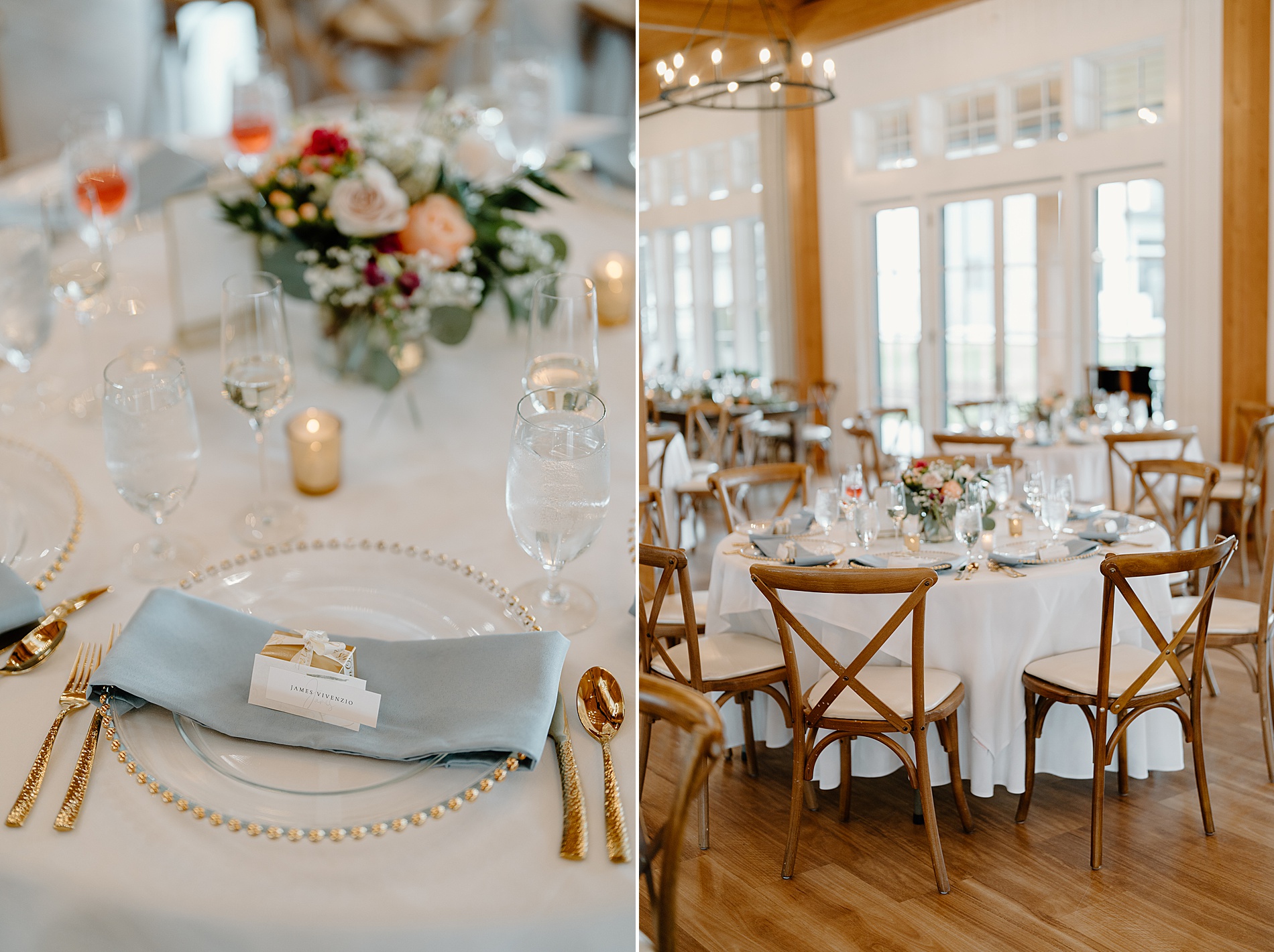 wedding reception at Owl's Nest Resort Wedding 