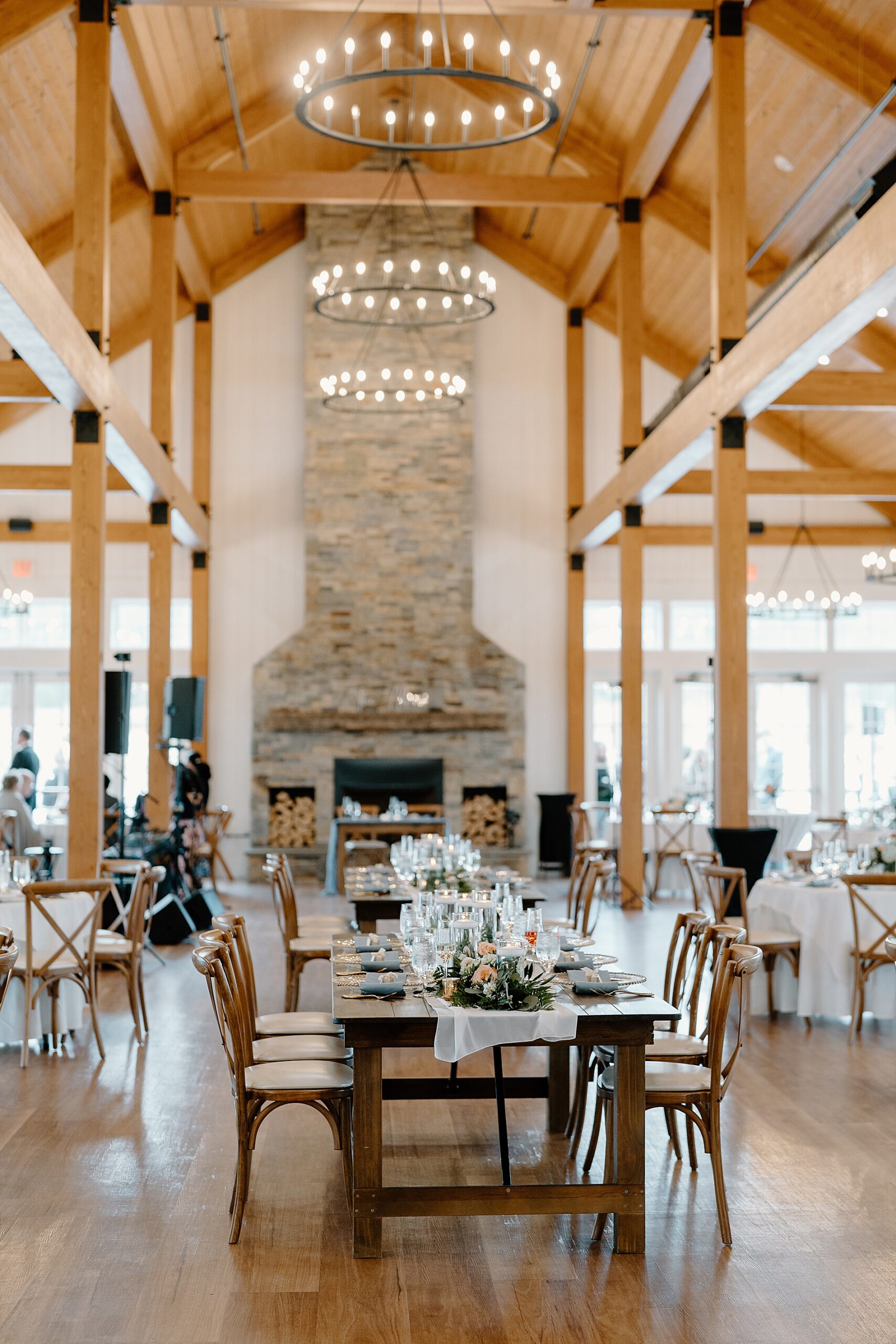 timeless wedding reception at New Hampshire wedding venue