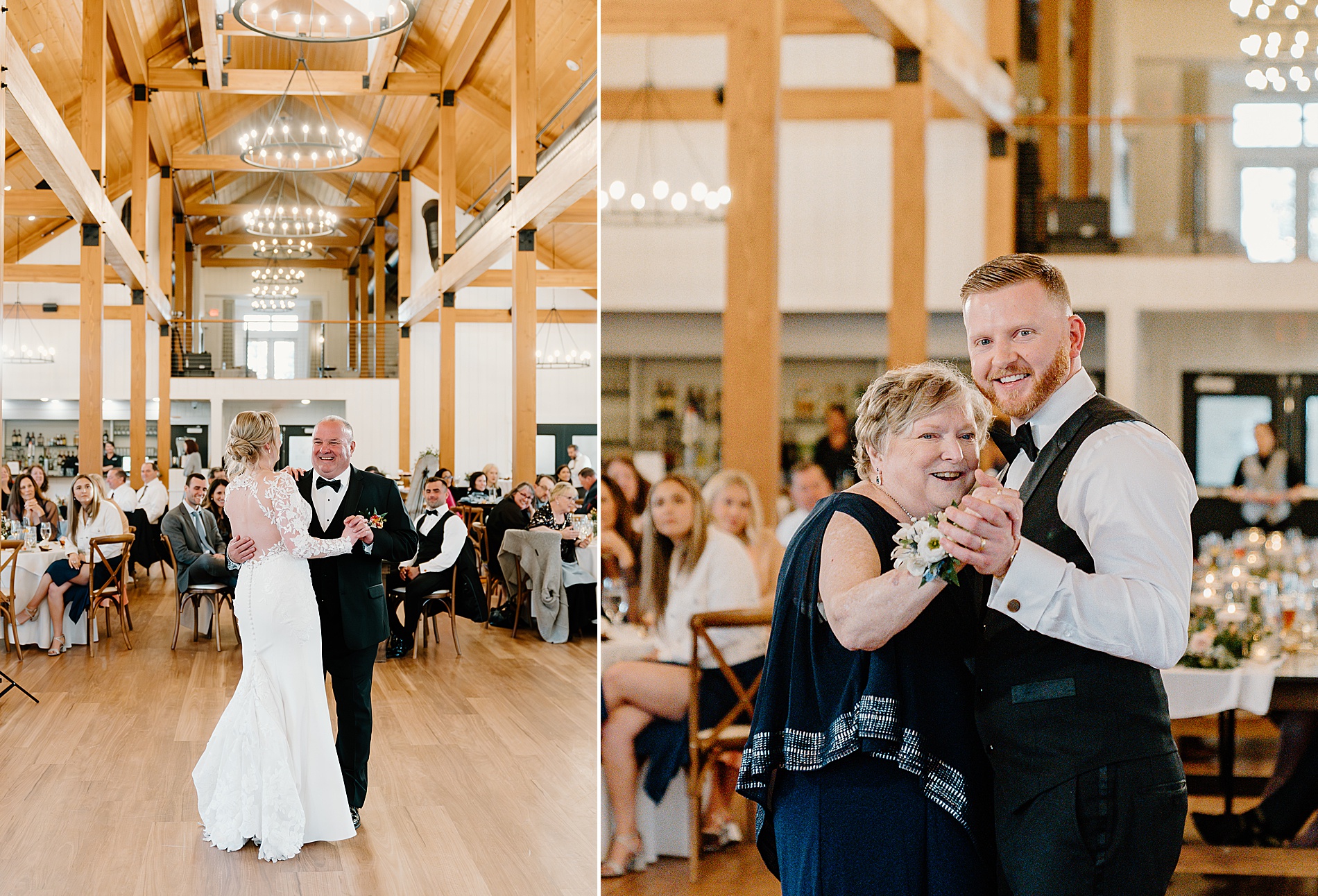 parent dances at Owl's Nest Resort Wedding 