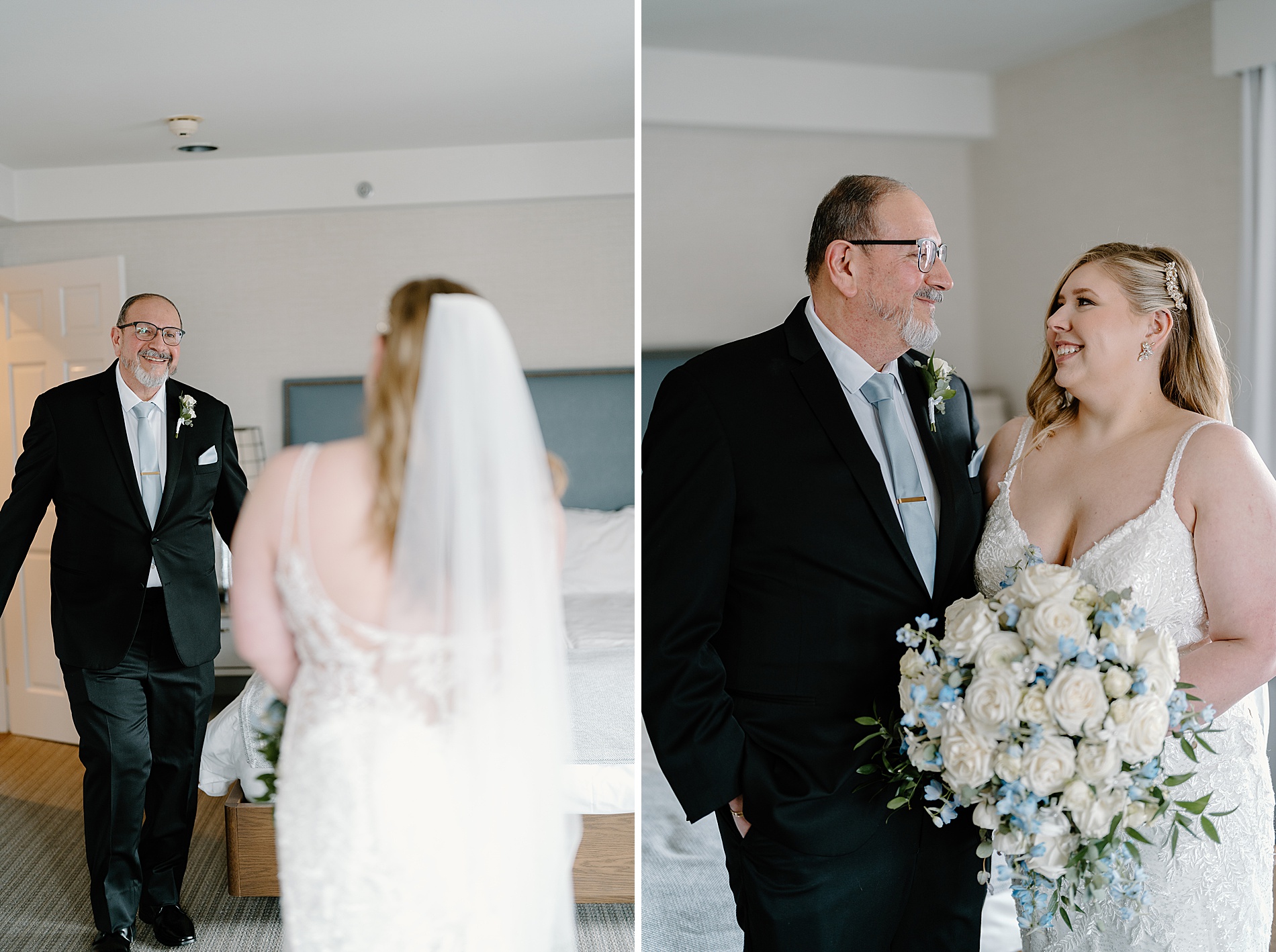 father-daughter first look 