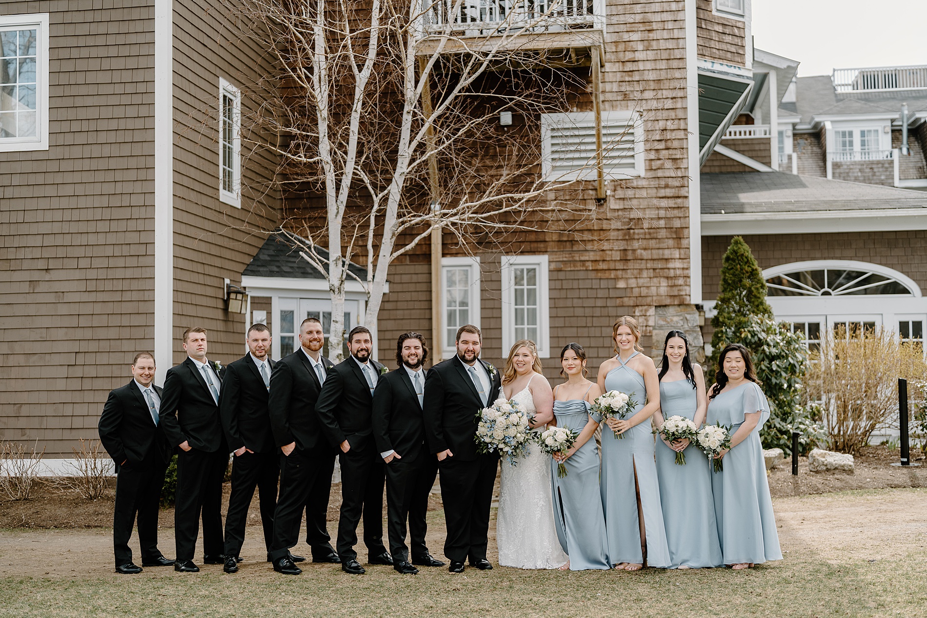 wedding party portraits