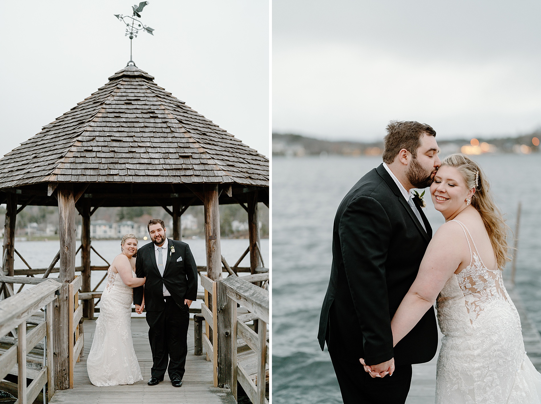 Lake winnipesaukee wedding photos